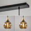 Callisto Black/gold 4-light Pendant-1394396780