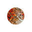 Tapis orange lavable à motif tissé orange-28091799