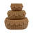 3Pcs Rattan Storage Baskets with Lid