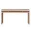Table d'entrée 60 po Antique Natural Farmhouse - Table d'entrée en bois rétro avec suspension à double planche