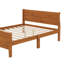 Grand lit plateforme en bois avec tête de lit-1124520408-1124520409