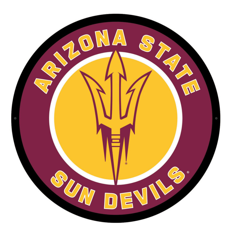 Enseigne murale 23 "NCAA Team, NCAA Arizona State