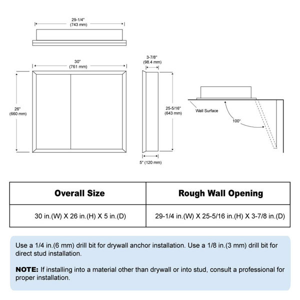 Dimensions du produit