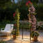 163cm W x 50cm D Metal Garden Art in Black