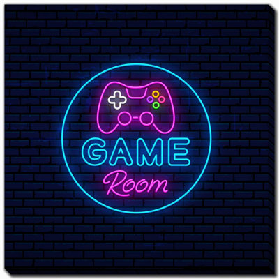 Art mural sur toile Neon Gaming 2