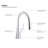 Kohler Tournant Single Handle Semi-Professional Pre-Rinse Kitchen Faucet with Three-Function Pull Down Sprayer-84916039