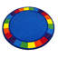 Tapis circulaire KidCarpet, tapis de salle de classe ou de salle de jeux, rond 6 pi-693352108