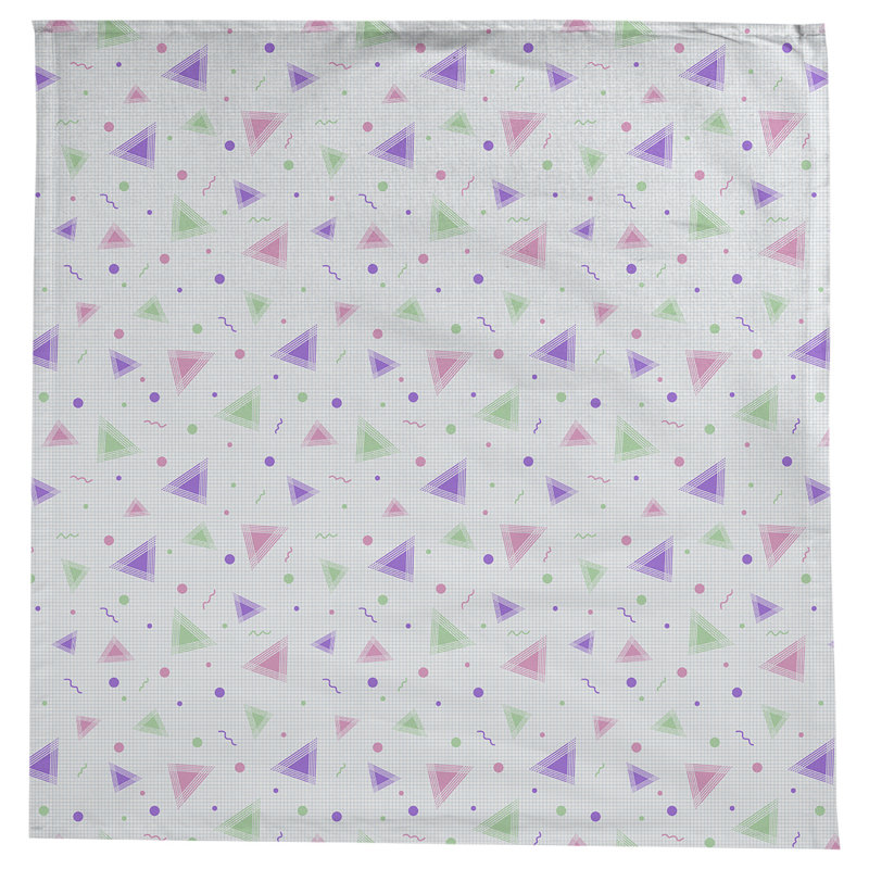 Nappe à motif 90s Leffel, Mauve / Rose