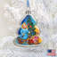 3'' Glass Holiday Shaped Ornament
