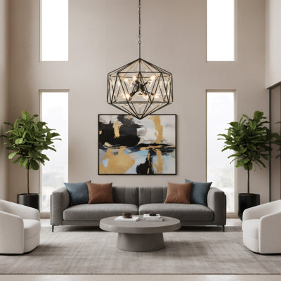 Luminaire suspendu 10 lumières Marcia