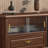 Simulated electronic fireplace TV storage cabinet