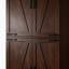 Rangement de bureau à domicile et armoire de rangement avec portes rustiques et tablettes réglables pour une utilisation polyvalente-1144536076