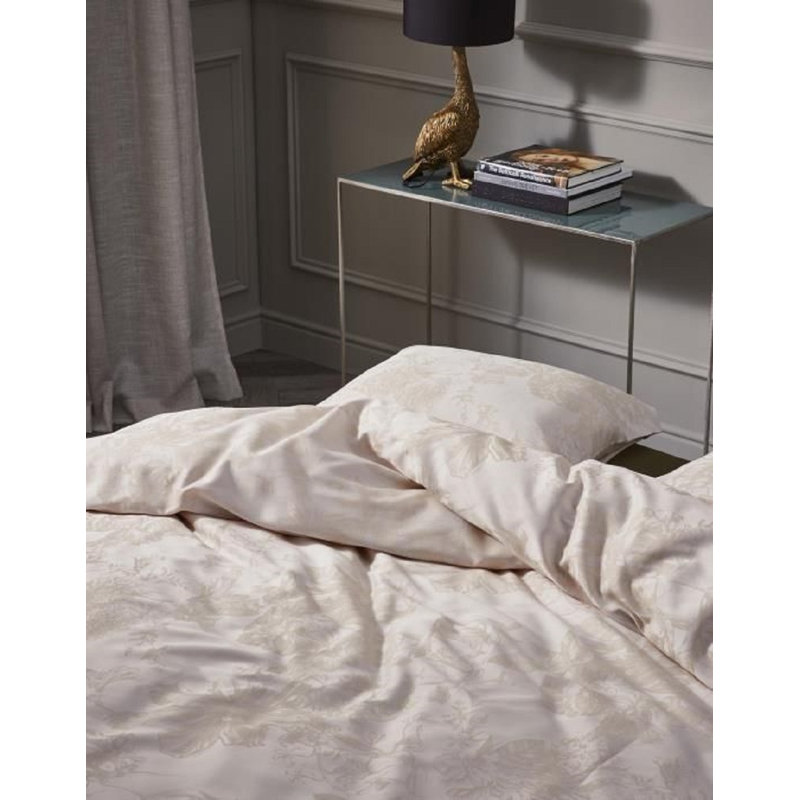 Ensemble de housse de couette en coton 3 pièces Bellfield, Housse de couette très grand + 2 très grandes ta, Gris
