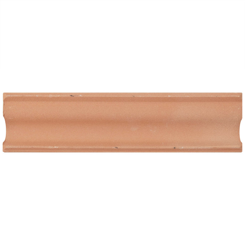 Sevillano 7.9" x 2" Ceramic Chair Rail Tile Trim in Azul Cobalto