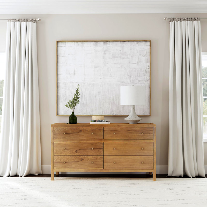 Nora 6-Drawer Dresser, Natural