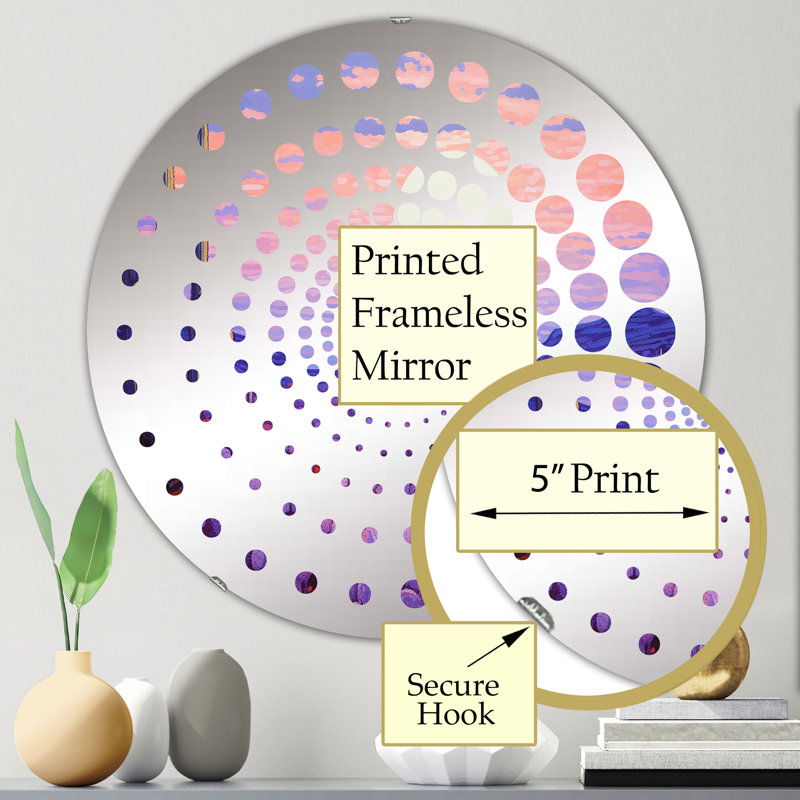 Greysin Circle Mirror, 23.6" x 23.6"