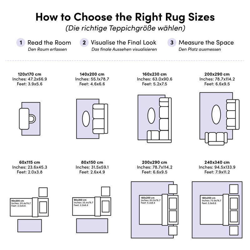 Boothe Geometric Area Rug, Rectangle 70 x 140cm