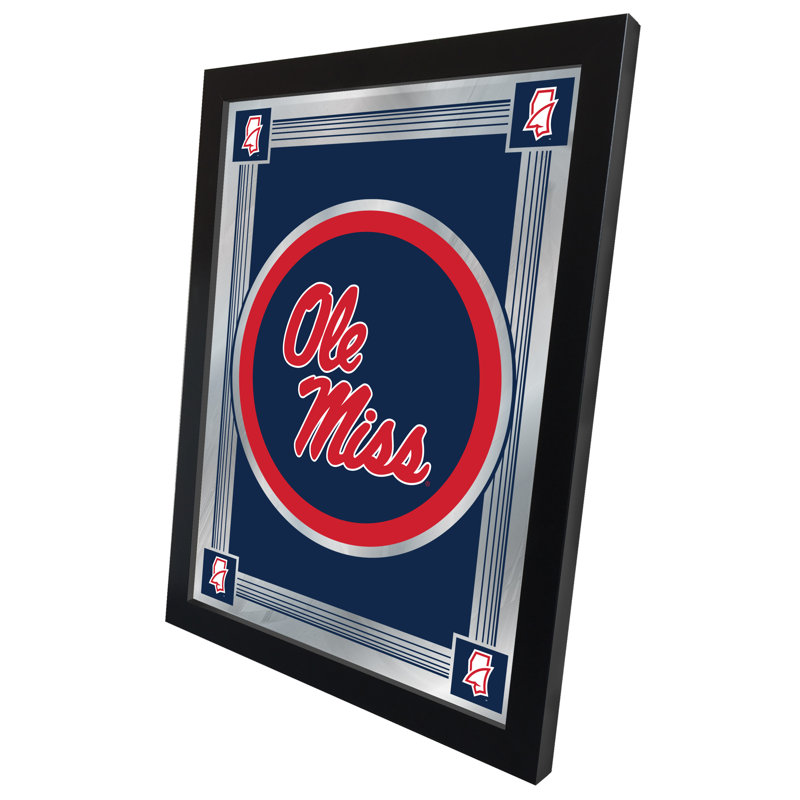 NCAA Logo Mirror, impression encadrée, Ole' Miss