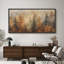 Art de forêt de pin, images murales d'automne, impression numérique sur toile giclée sur toile-111654084-111654085
