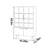 Nordic style large storage bookcase-111816698