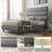Luxury 60-Inch Asymmetrical High-Back Linen Upholstered Platform Bed - Memory Foam Compatible, No Box Spring Needed | Elevate Your Bedroom with Contemporary Style & Restful Comfort-94914995-94914999