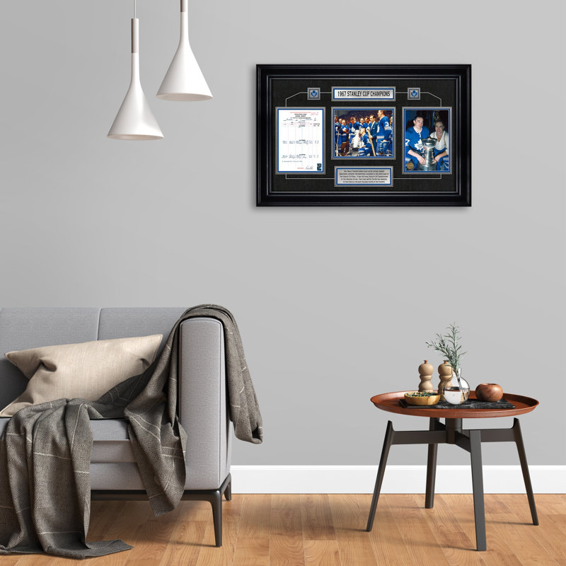 Toronto Maple Leafs de Toronto, collage de la Coupe Stanley avec feuille de pointage