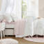 4 Pieces Twin/Twin XL Comforter Set,White