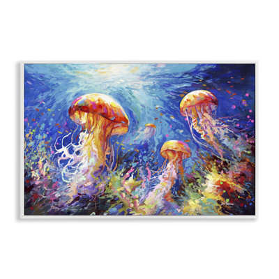 Giclée sous-marine méduse par Leon Devenice