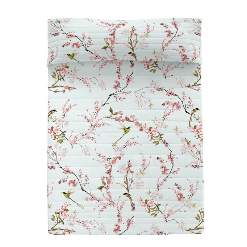 Georgia-May Cotton No Pattern Bedspread, W240 x L260cm