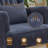 Upholstered Armchair with Wingback Design-724137314