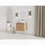Meuble-lavabo mural avec lavabo d'art en céramique et porte à fermeture en douceur-1413006654