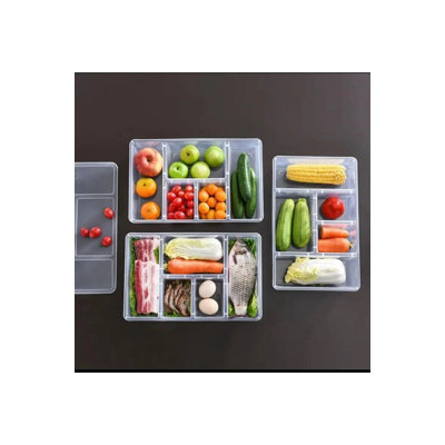 Transparent Plastic Storage Box, 9.6 x 15.0 x 3.0 inches | 100% BPA-Free Plastic, Dishwasher Safe | Ideal for Organizing Kitchen, Craft Supplies, and Home Essentials | Durable & Versatile Storage Solution