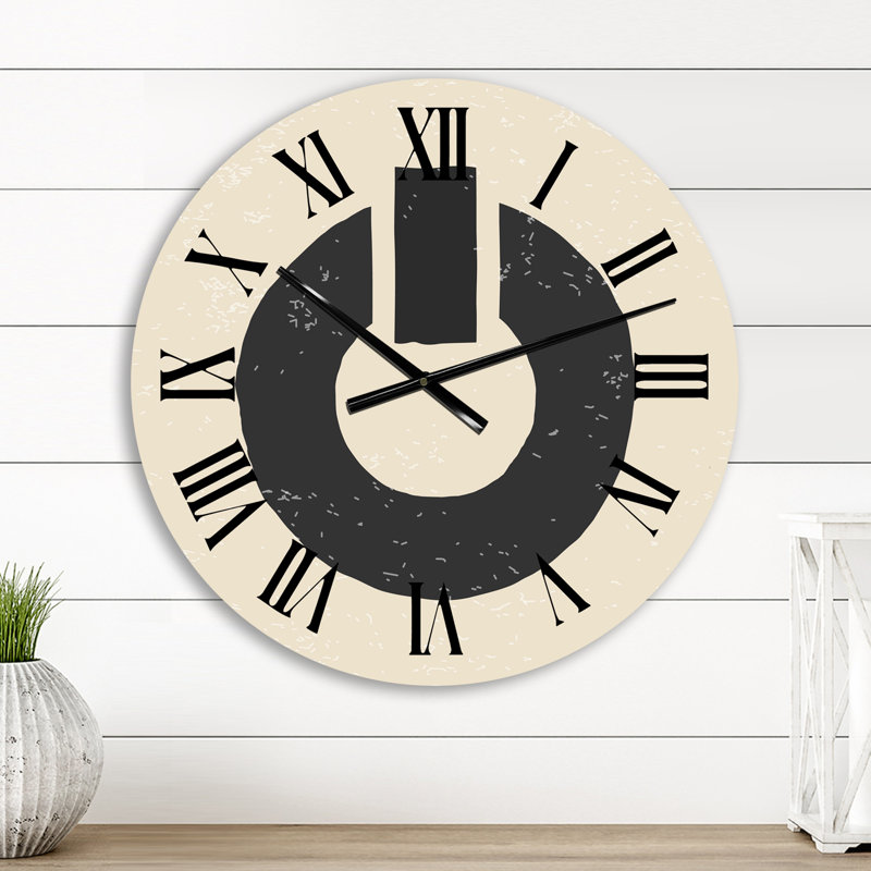 Horloge murale Minimal Primitive Bauhaus, Petit