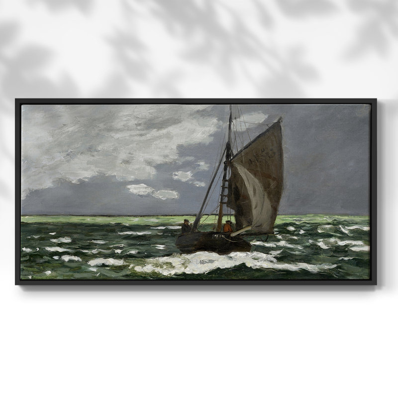 Nautical Series-CDLV III - Toile tendue avec châssis encadré - Prêt à être accroché, H 25 po x l 49 po