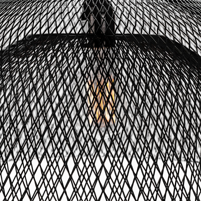 Gagliano 1 - Light Pendant, 16.5" H x 13.8" W x 13.8" D, Black