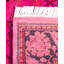 Overdyed Hand-Knotted Wool Modern-Contemporary Pink Runner 2' 5" x 10' 8"