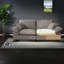 Canapé modulaire en chenille Cloud Comfort de 76 pouces pour la maison