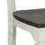 Chaise d'appoint à dossier en lattes Colburn