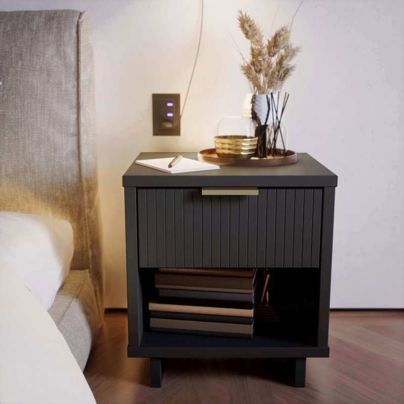 Table de chevet, Gris anthracite