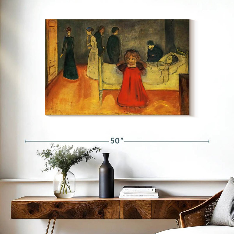La mère morte et son enfant, H 26 po x l 39 po