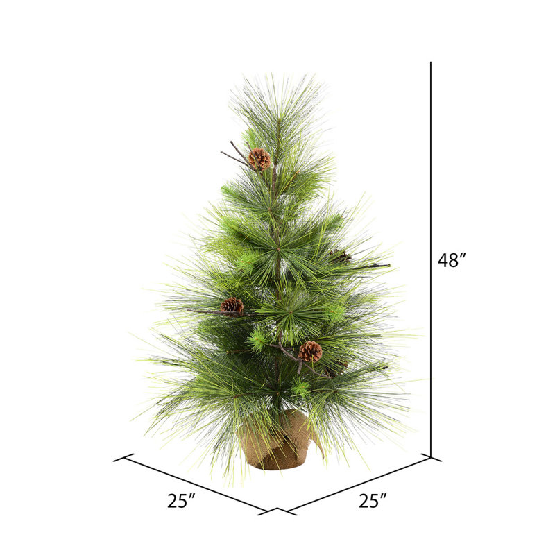 4' H Artificial Pine Christmas Tree