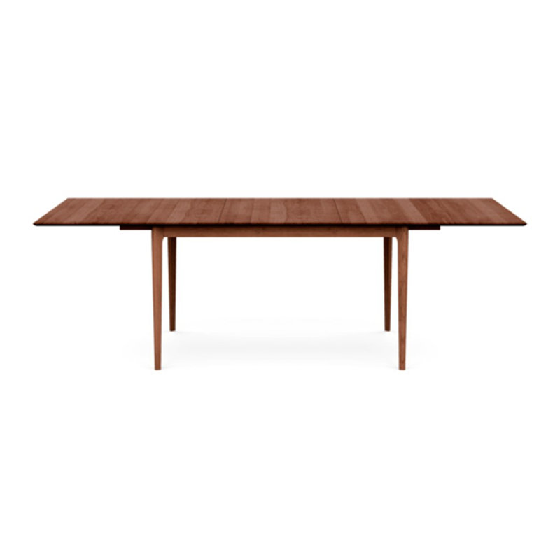 Table à rallonge à quatre pieds Sarah, Cerise cognac, L 66 po x l 42 po