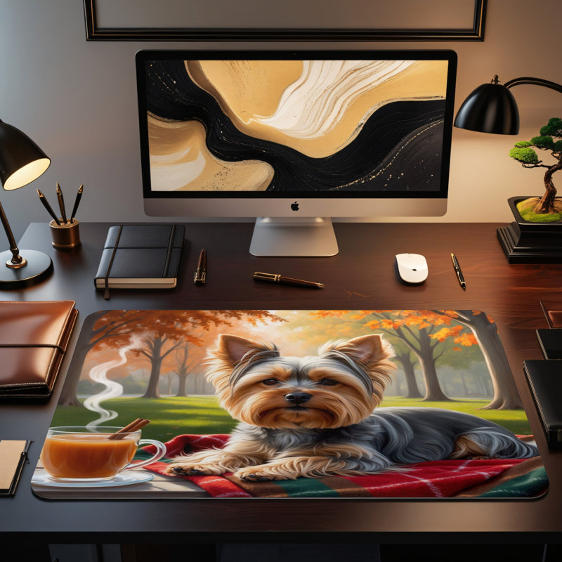 Polyester Desk Pad, 23.6x13.8