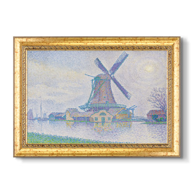 Moulin d'Edam (Moulin d'Edam), 1896 - Paul Signac - Toile encadrée sur mesure