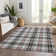 Premium Machine Washable Lyndhurst AMF993 Plaid Rug