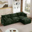 Modular Sectional Sofa With Movable Ottoman, DIY Configurable L-Shaped Couch For Living Room, Cloud-Like Comfort And Chenille Upholstery.-1669987369
