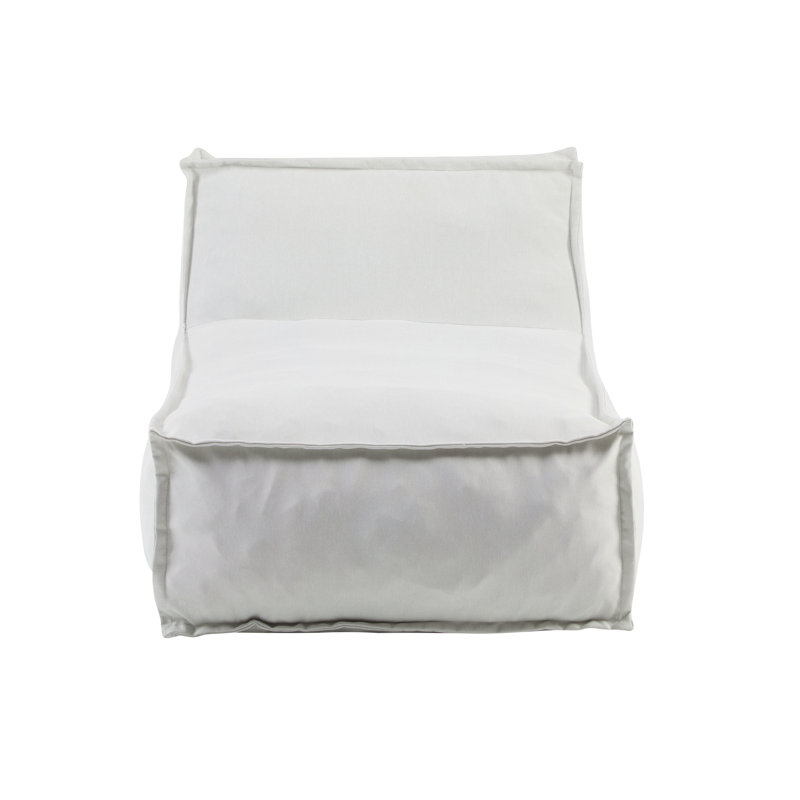 Fauteuil à billes d'extérieur, ensemble de 1, H 32 po x l 61 po x P 39 po, Rembourrage en mousse blanche