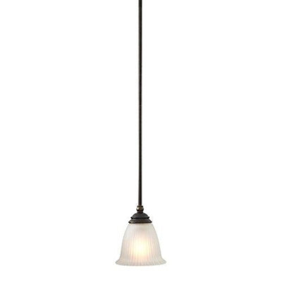 Red Barrel Studio® Renovations Collection Mini-pendant W/ Etched Glass