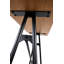 Tables basses de bar de style industriel de style Bauhaus, noyer-1289027345