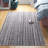 Bromsgrove Plaid Hand Tufted Wool/Cotton Area Rug in Gray/Black-1861756145